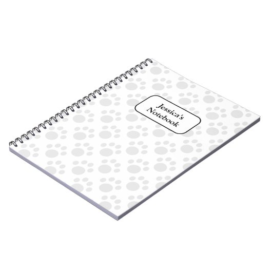 Carnet Motif mât à chiot mignon (Côté gauche)