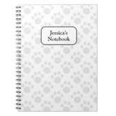 Carnet Motif mât à chiot mignon (Devant)