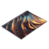 Carnet Motif métallique (Côté gauche)