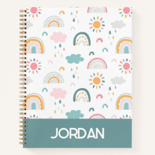 Carnet Motif météorologique mignon