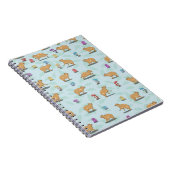 Carnet Motif mignon capybara (Côté Droit)