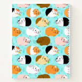 Carnet Motif mignon de cochon d'Inde (Dos)