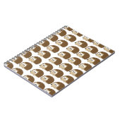 Carnet Motif mignon de hérisson (Côté gauche)