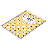 Carnet Motif mignon de visage de panda de Kawaii (Côté gauche)