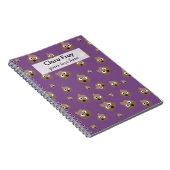 Carnet Motif mignon d'Emoji de dunette (Côté Droit)