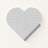 Carnet Motif minimal à pois gris (Dos)