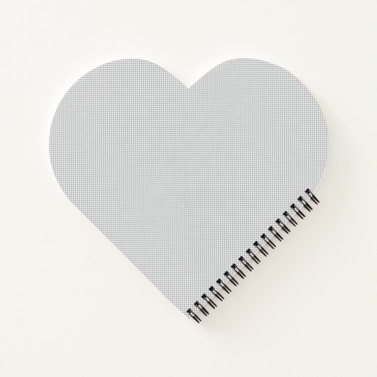 Carnet Motif minimal à pois gris  (Dos)