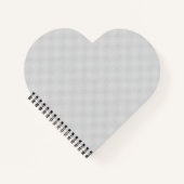 Carnet Motif minimal à pois gris (Devant)