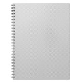 Carnet Motif minimal à pois gris (Devant)