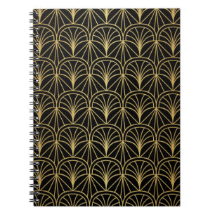 Carnet Motif minimaliste géométrique Art déco