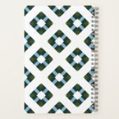 Carnet Motif moderne géométrique dans les couleurs inspir (Verso)