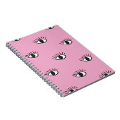 Carnet Motif moderne sans soudure avec yeux dessinés à la (Côté Droit)