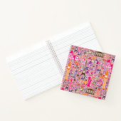 Carnet Motif mondial coloré (Intérieur)