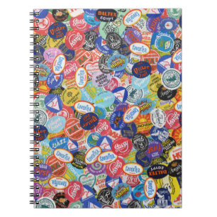 Carnet Motif Montage Sticker Fruit