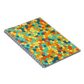 Carnet Motif mosaïque vibrant (Côté Droit)
