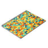 Carnet Motif mosaïque vibrant (Côté gauche)