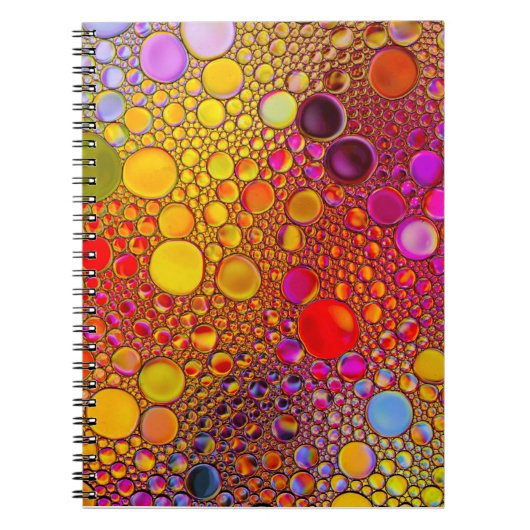 Carnet Motif multicolore (Devant)