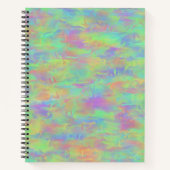 Carnet Motif multicolore Abstrait (Devant)