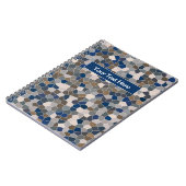 Carnet Motif multicolore Earthy (Côté gauche)