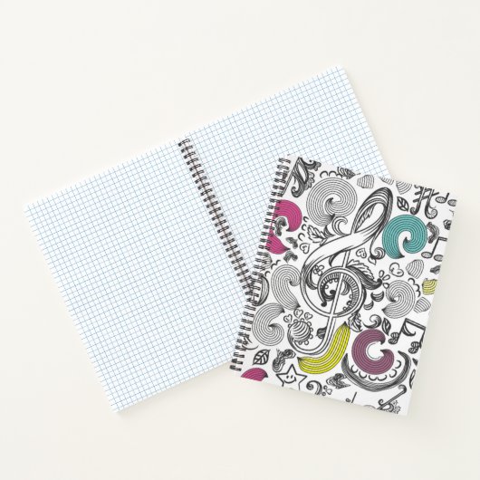 Carnet Motif musical (Intérieur)