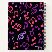 Carnet Motif musical (Dos)