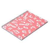 Carnet Motif musical (Côté gauche)