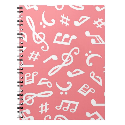 Carnet Motif musical (Devant)