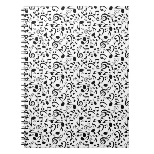 Carnet Motif musical (Devant)