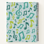Carnet Motif musical (Dos)
