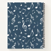 Carnet Motif musical (Dos)