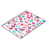 Carnet Motif musical (Côté gauche)