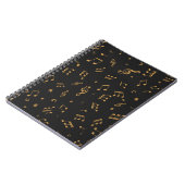 Carnet Motif musical (Côté gauche)