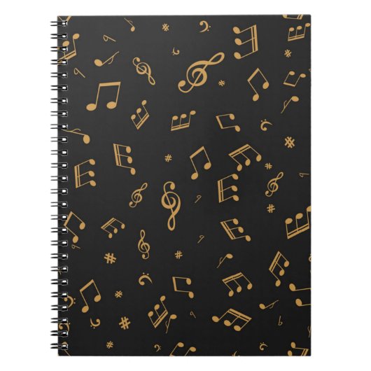 Carnet Motif musical (Devant)