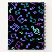 Carnet Motif musical (Dos)