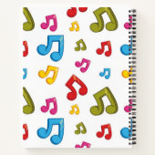 Carnet Motif musical (Dos)
