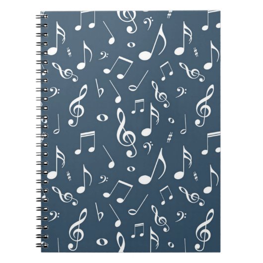 Carnet Motif musical (Devant)