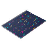 Carnet Motif musical (Côté gauche)