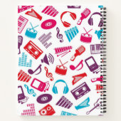 Carnet Motif musical (Dos)