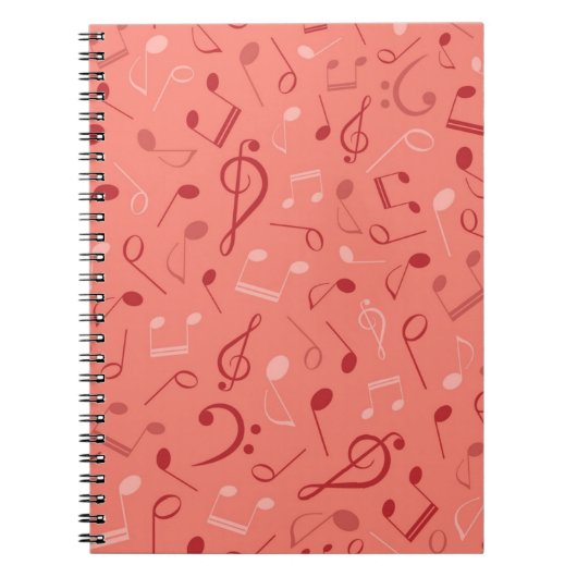 Carnet Motif musical (Devant)