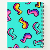 Carnet Motif musical (Dos)