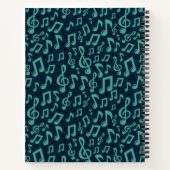 Carnet Motif musical (Dos)