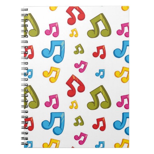 Carnet Motif musical (Devant)