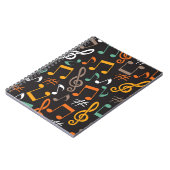 Carnet Motif musical (Côté gauche)