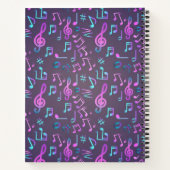 Carnet Motif musical (Dos)