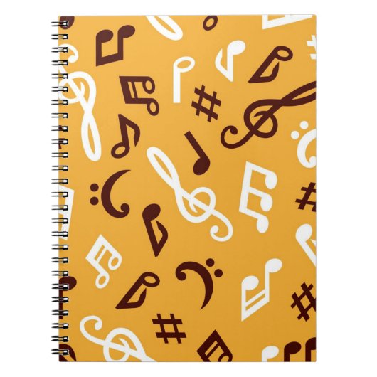 Carnet Motif musical (Devant)
