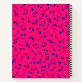 Carnet Motif musical (Dos)