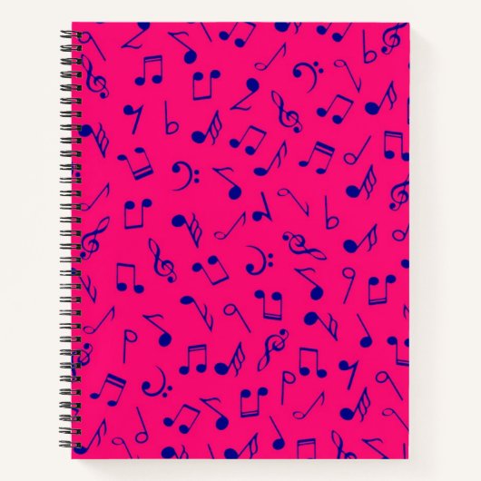 Carnet Motif musical (Devant)