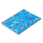 Carnet Motif musical (Côté gauche)