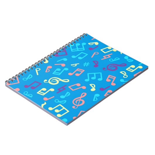 Carnet Motif musical (Côté gauche)