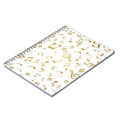 Carnet Motif musical (Côté gauche)